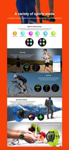 Brand New Smart Sports Watch with All In 1 Monitor.