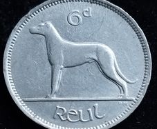 Ireland - 1940 - 6 Pence - Wolfhound - KM.13 - [2769]