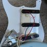 NOT a Fender, an SX Stratocaster in Sonic Blue Image 5