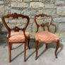 Victorian Carved Walnut Chairs. Image 8