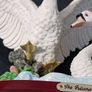 Stunning Pair of Swans, presume Vintage Image 5