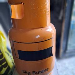 Yellow bottles & camping gas