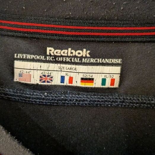 Liverpool 2002 away football jersey shirt large mens Reebok