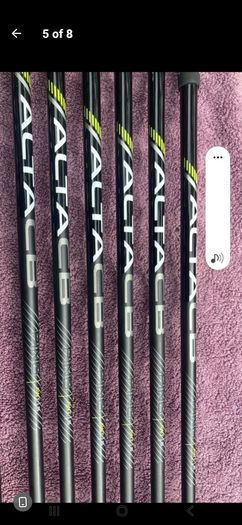 Ping i230 stiff graphite irons