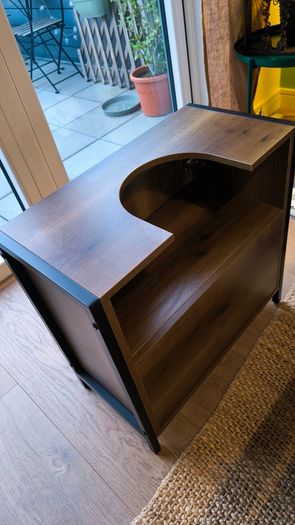 Undersink bathroom cabinet, wood