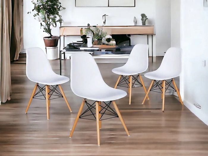 Nordic Oak Dining Set  4 Chairs