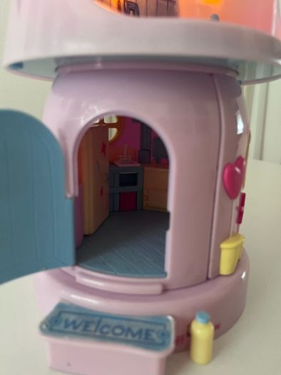 night light teddy bear house