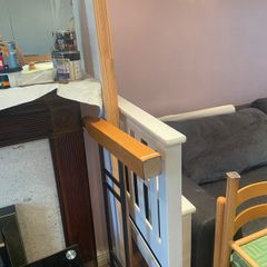 single white bed