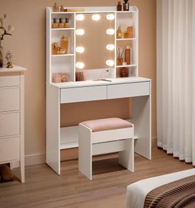 Dressing table with mirror lights  LED