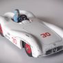 Diecast Vintage Dinky Toys Mercedes-Benz Racing Car - Fair to Good Original Condition/No Box Image 2