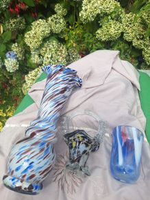 Trio of Murano Type Glaseware