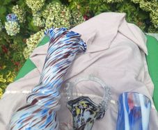 Trio of Murano Type Glaseware