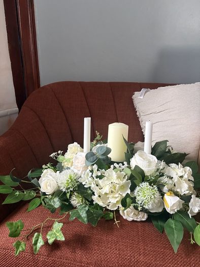 wedding unity flower arrangement