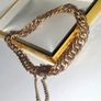 Vintage 9ct Gold Unisex Double-Curb Bracelet Image 3