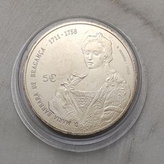 Portugal 5 Euro Base Metals Uncirculated Coin 2017 - D. Maria Barbara - Queens of Europe series