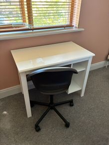 IKEA Desk and Swivel Chair