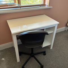IKEA Desk and Swivel Chair