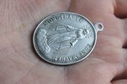 Irish Antique Sterling Silver Medal: Congregation of the Children of Mary, Dublin 1941  8 grams silver