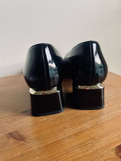 Bioeco by Arka 1927 Black Patent Leather Shoes Size 41 UK 8 Brand New