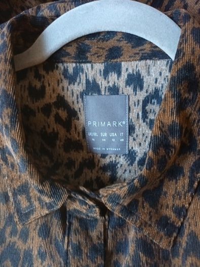 Primark Long   Cordory  Blouse.    S.14 New- No Tag
