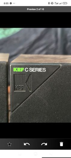 Vintage Denon & KEF Hi-Fi Separate Stereo System