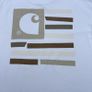 White Carhartt WIP SS Medley State T-Shirt Image 6