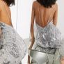 Asos silver dress Image 2