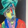 Original James Joyce Portrait in Abstract Painting by Artist Image 6