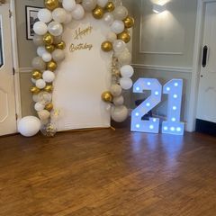 Light up numbers 21