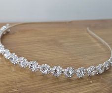 Jeweled Tiara Headpiece/ Headband
