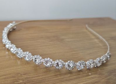 Jeweled Tiara Headpiece/ Headband