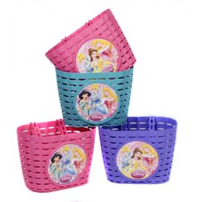 Princess Plastic Basket - Pink