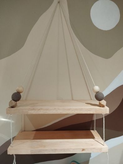 Brand new wooden shelf