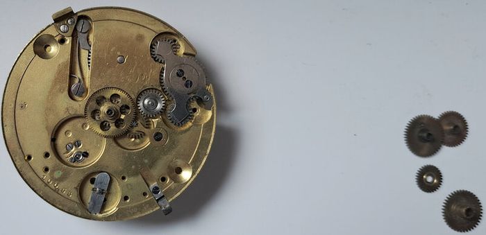 English Chronograph Movement - Stewart, Southport