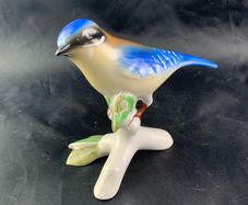 Vintage Porcelain Bird Figurine Made In USSR