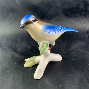Vintage Porcelain Bird Figurine Made In USSR
