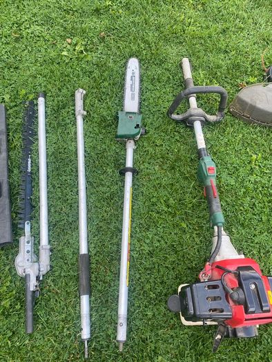 43cc  petrol multitool - strimmer, pole saw and hedge cutter