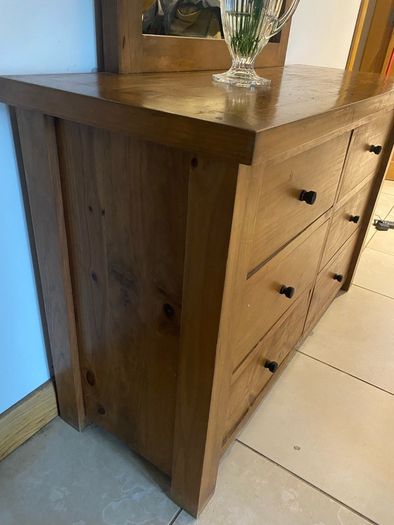 Solid wood dresser