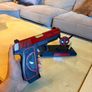 Deadpool Inspired Decorative Pistols Replica / 3D Printed Collectible with Display Stand Image 5