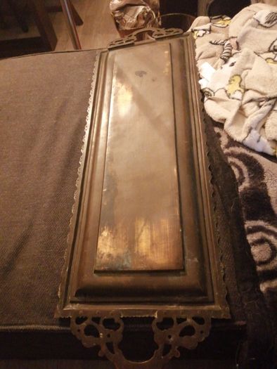 Vintage brass tray