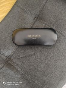 Balmain designer glasses case