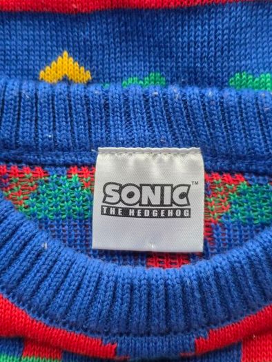 Sonic The Hedgehog Kids Christmas Sweater 4/5 Years