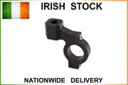 Motorcycle 22mm Handlebar Mirror Mount - Black