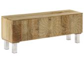 TV Cabinet Solid Mango Wood 118x30x45 cm