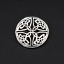 Celtic Shield Knot Silver Brooch Image 10