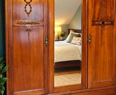 solid wood wardrobe