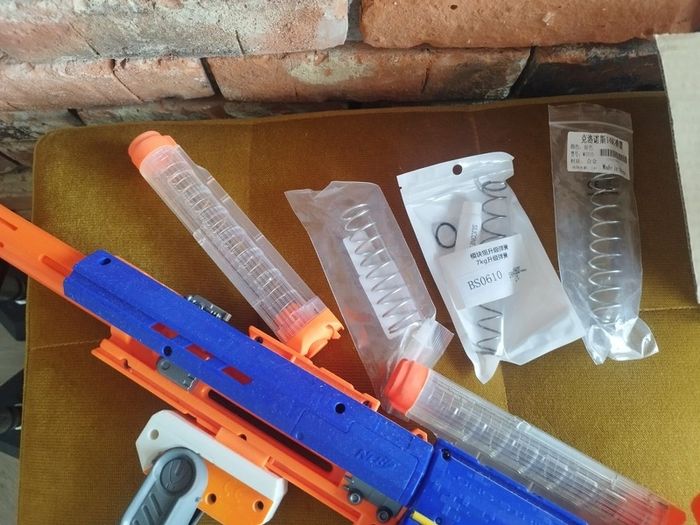Nerf Gun Longstrike Sniper Set with mods
