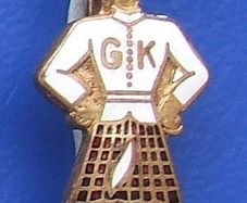 SCOTS BANDSMAN GK - a vintage and detailed enamel badge