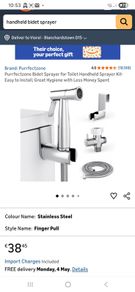 Bidet toilet sprayer jet