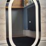LED Bathroom Mirror Ensuite Dual LED Bright Light 40x70cm Made in EU Horizontal Vertical Fit Image 6